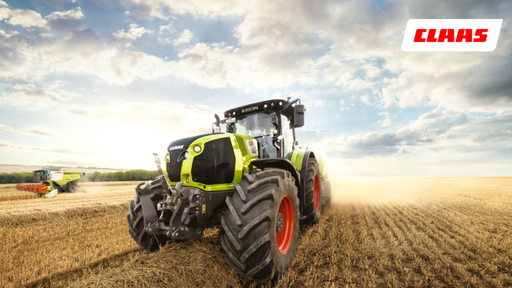 Claas Maxi Care header met de AXION 850